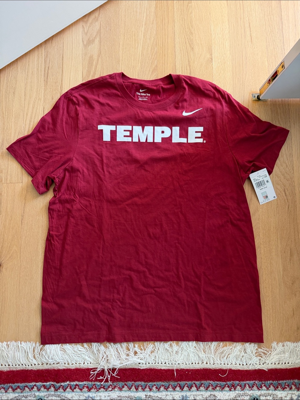 Nike Temple Short-Sleeve Tee - Maroon